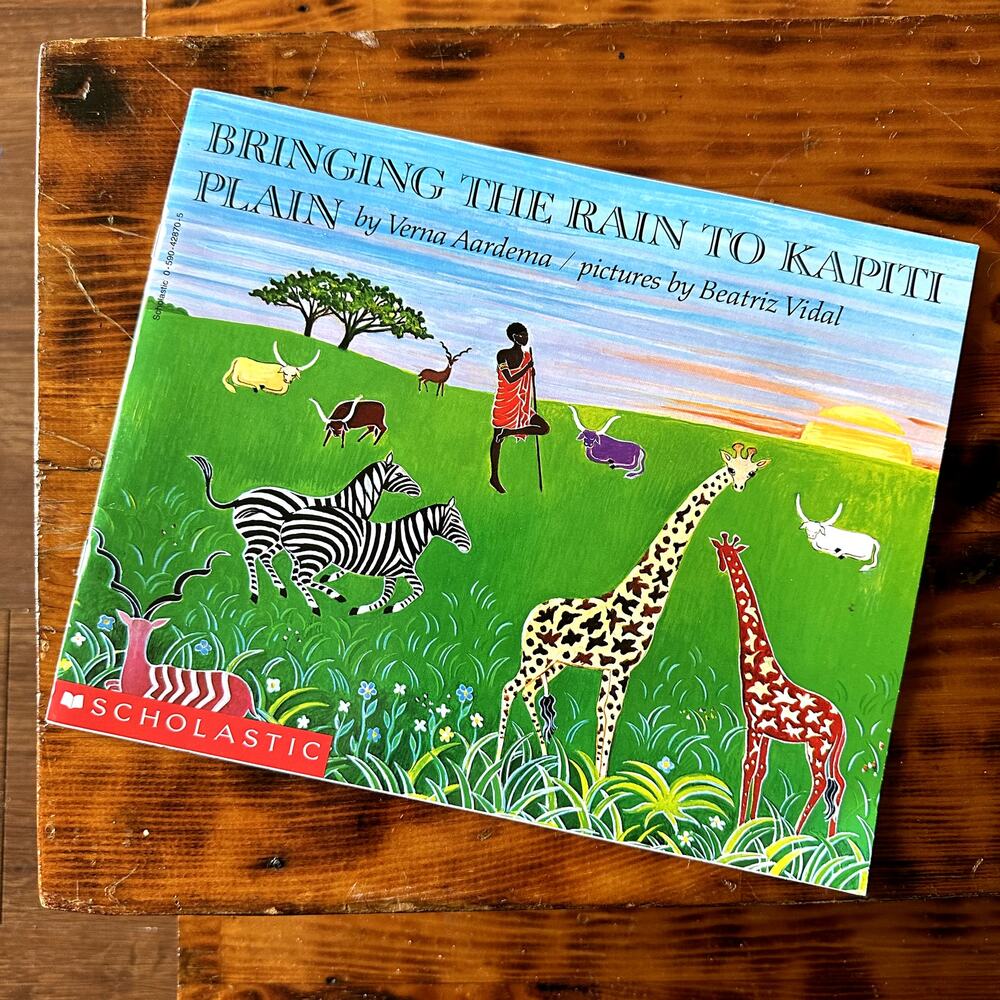 Vintage 1989 Bringing The Rain To Kapiti Plain Kenyan Paperback Book